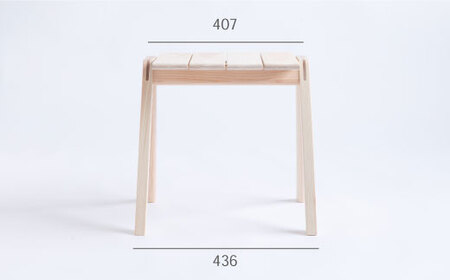 【グッドデザイン2019受賞】MINAZUKI STOOL（2脚）＜吉永製作所＞ [CDW002]イス いす グッドデザイン