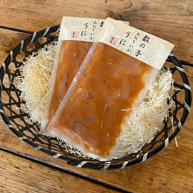 王様の塩辛 雲丹風味 2パック【あおりいか 塩辛 うに おつまみ 珍味 惣菜 海鮮 いかの塩辛 珍味 お取り寄せ 御中元 お中元 お歳暮 父の日 母の日 贈り物 日本酒 焼酎  塩辛】【神奈川県小田原市早川】