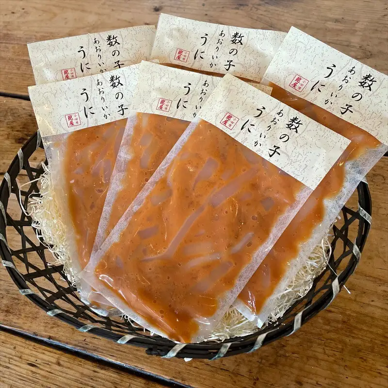 王様の塩辛 雲丹風味 6パック【あおりいか 塩辛 うに おつまみ 珍味 惣菜 海鮮 いかの塩辛 珍味 お取り寄せ 御中元 お中元 お歳暮 父の日 母の日 贈り物 日本酒 焼酎  塩辛【神奈川県小田原市早川】