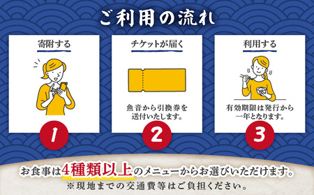 老舗魚屋直営店！まぐろ食堂七兵衛丸お食事券＋お土産セット（1名様分） M006-003-01 チケット 体験