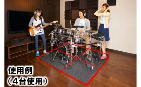 防音 マット ドラム 防振マット NE-100B Roland 防振 防音マット 音楽