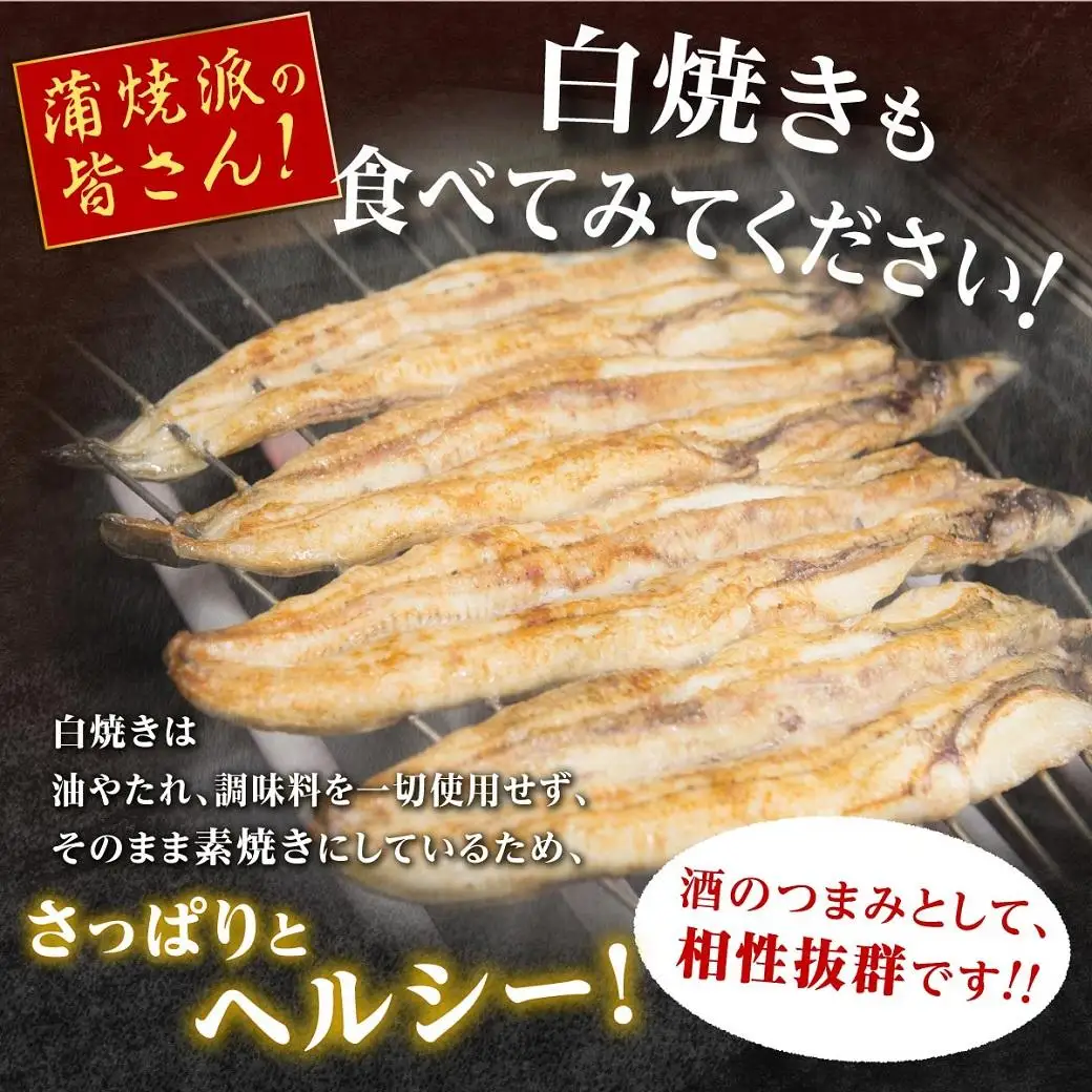 鹿児島県産 うなぎ 長蒲焼  白焼き・蒲焼 セット 合計2尾（約100g×6尾）｜白焼き