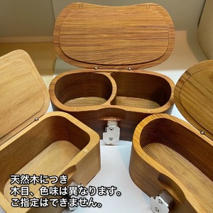 木製 黒鯛 餌箱 M 累計600個  240g 500ml  金属ﾜﾝﾀｯﾁ 名入れ刻印無料  ﾍﾁ釣り mi0037-0014