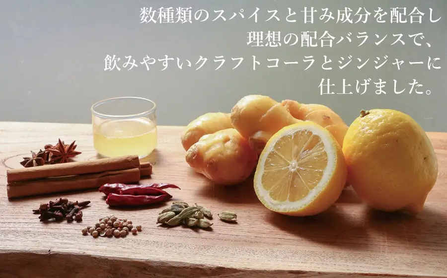 クラフトコーラ・ジンジャーセット（375ml×各1本）　庄内観光物産館