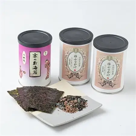 京の拘りふりかけ＆お海苔セット　3p_魚介・海産物 海苔 海藻 のり ノリ  魚介・海産物   _【1426752】