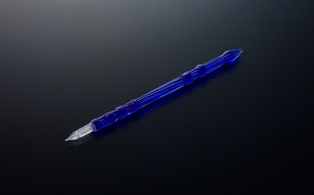 【ガラスペン】ソフトひねり 軸径12mm (カラー：コバルトブルー)_0162-012-T05-3