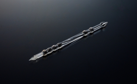 【ガラスペン】ソフトひねり 軸径12mm (カラー：２層(黒))_0162-012-T05-6