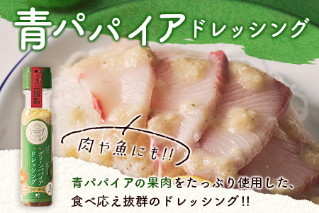 青パパイアドレッシング 2種（青パパイア・青パパイアカレー）合計4本セット【A295】