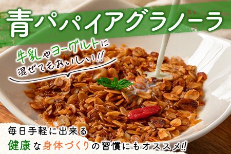青パパイアグラノーラ（100g×3袋）自家製酵素シロップ使用【A294】