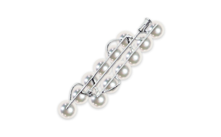 アコヤ真珠 ブローチ 7.5mm 12珠 天成真珠 パール アクセサリー A405-114016