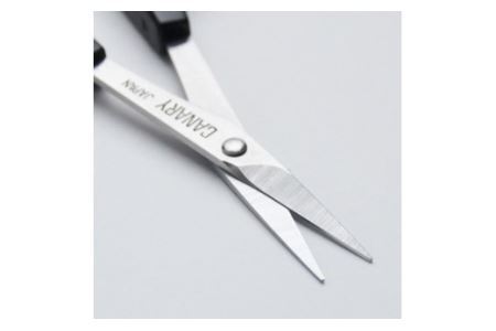 ペーパークラフト 極細デザイン用はさみ (DS-100) 工作 細かい作業 小さいはさみ 切り絵 レース切紙 デザインワーク 手芸 ハンドメイド 関市 岐阜県 長谷川刃物　CANARY メーカー直送 リボン パッチワーク 糸 洋裁 ハサミ はさみ 鋏