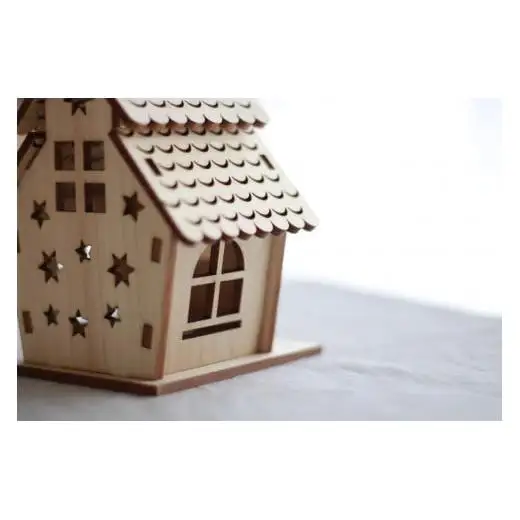 あかりの灯るクリスマスのおうち（おうちでつくるキット）[946]