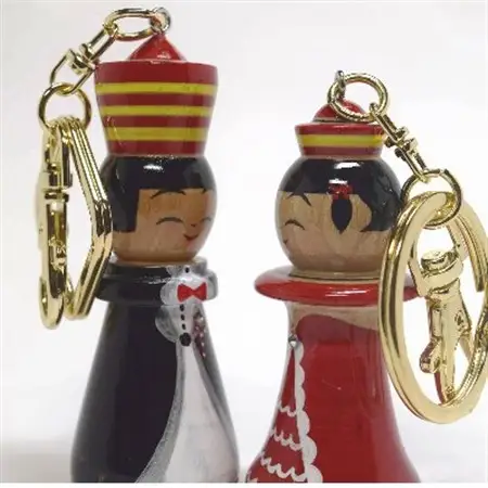 「こけス」ドレスアップキーホルダー(キング・クイーン)_雑貨     装飾品・工芸品   _【1238382】