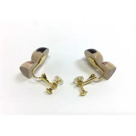 「こけス」イヤリング(ロクロ線)_装飾品・工芸品     装飾品・工芸品 ピアス・イヤリング アクセサリー _【1238408】