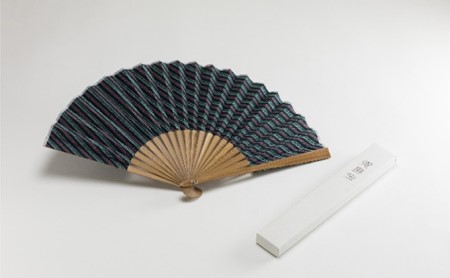 緑守扇 遠州綿紬 扇子(浮草) 雑貨 日用品 民芸品 工芸品 