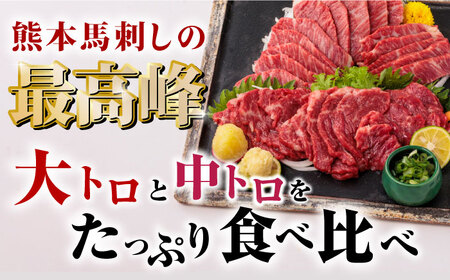 6回定期便サシが決めてトロ〜り馬刺しセット計約500g醤油付き 利他フーズ馬刺しZBK017