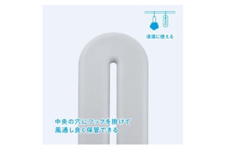 ＜特許技術取得！濡髪用・お風呂場でも衛生的に使える＞■オーバルリングヘアブラシ◇貝印 (KQ3167)