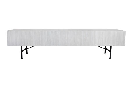 セロ 180TVボード ライトグレイ【テレビボード 完成品 家具 AV機器】(H062280)