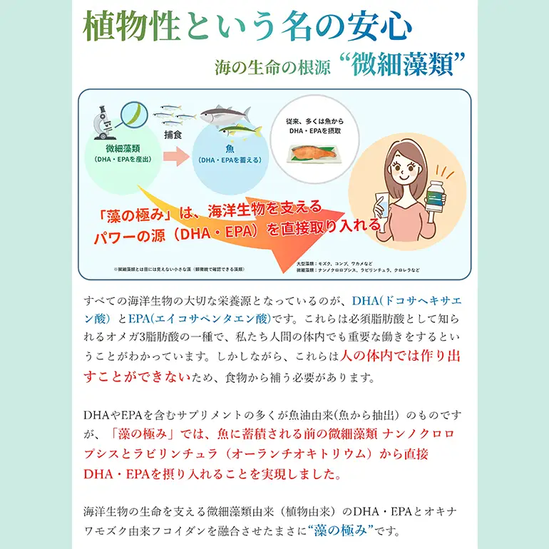 【金秀バイオ】藻の極み 6個 セット 180日分(約6ヶ月分) サプリ サプリメント 植物性 DHA EPA フコイダン オメガ3 脂肪酸 カプセル 沖縄 もずく モズク オキナワモズク 海藻 原料 健康食品 中性脂肪 コレステロー 対策 予防 食品 沖縄県 糸満市
