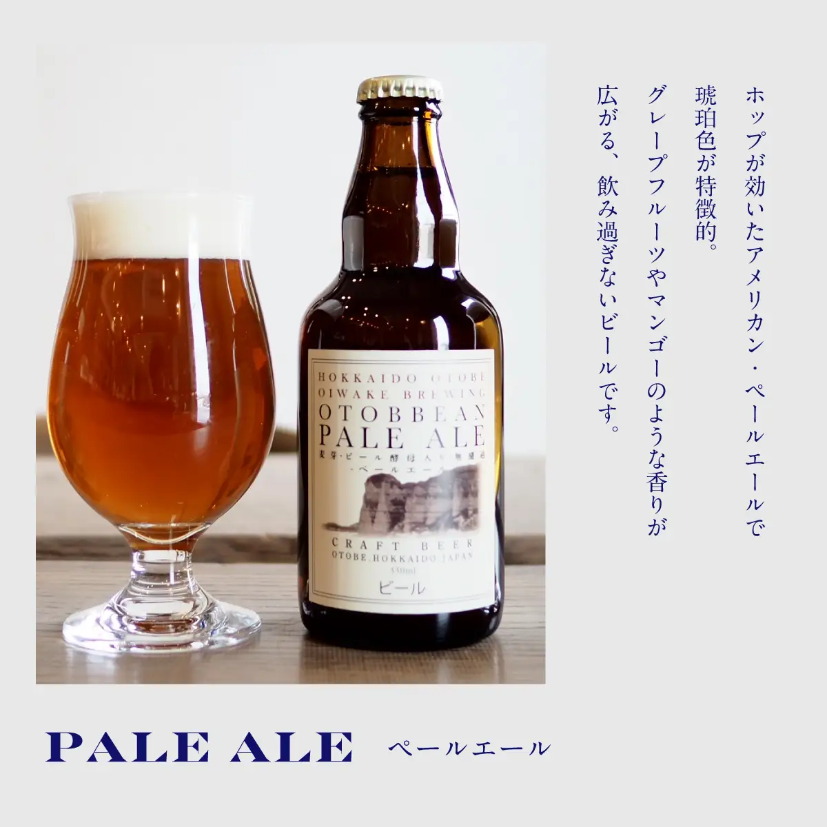＜OTOBBEAN-オトビアン　ペールエール　3本セット＞クラフトビール 330ml 北海道 道産 ご当地 ビール ペールエール セット 瓶ビール 飲み飽きない お酒 宅飲み 晩酌