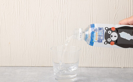 【12か月連続定期便】くまモンラベル日本名水百選ミネラルウォーター「南阿蘇・白川水源」500ml×24本入1ケース×12か月