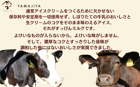 無添加ジェラート すっぴんミルク 6個  ジェラート
