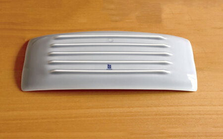 【白山陶器】【長方皿】長焼皿 グレイ 5枚セット[TA152]
