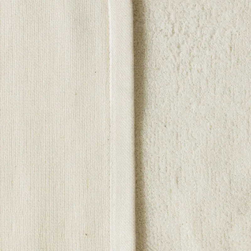 速乾・コンパクト・肌に優しいガーゼ＆パイルのループ付フェイスタオル７枚セット キナリ