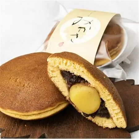 みかさと栗みかさ(バター入りの皮)の2種詰合せセット　10ヶ入り　別名『どらやき』もちもちが自慢!_菓子・スイーツ 和菓子  _【1435843】