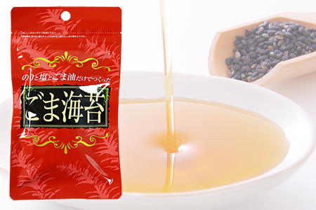 新富津漁協 味付け海苔３種（オリーブオイル・ごま油・とうがらし）×各２袋