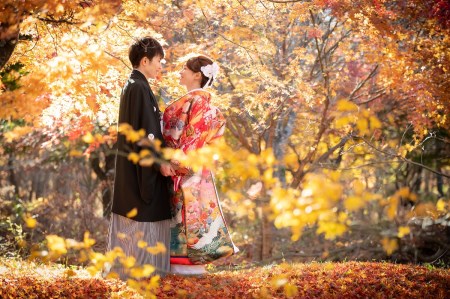 和装ロケーションフォト　富士の麓で思い出のフォトウェディング 