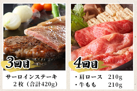 【定期便6回】佐賀牛 食べ比べ 定期便 6ヶ月 6ヵ月 焼肉 焼き肉 すきやき すき焼き しゃぶしゃぶ サイコロステーキ ステーキ L-39
