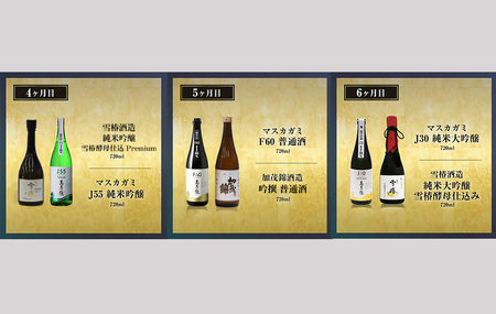 【定期便12ヶ月毎月お届け】【20セット限定】 日本酒3蔵飲み比べセット 24本（720ml×2本×12ヶ月）《2027年1月～順次出荷》