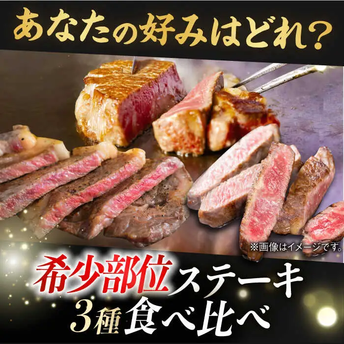 【希少部位 赤身ステーキセット】ヒレ イチボ ランプ 総計900g 150g×6枚 長崎和牛 A4-A5【野中精肉店】[VF54] ステーキセット