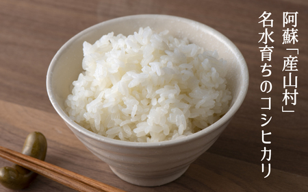 【令和6年産新米　定期便3回】うぶまい(コシヒカリ　白米)4kg〈阿蘇の名水　池山水源米〉