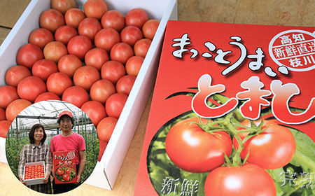 【数量限定】水田さんのフルーツトマト2kg定期便（全3回 / 2・3・4月お届け / 化粧箱入）