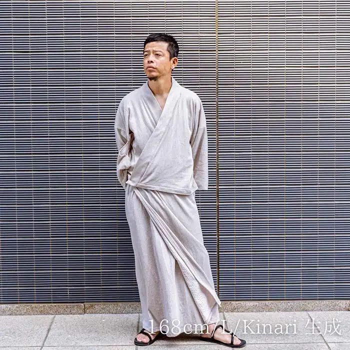【生成×Lサイズ】KIMONOWEAR カーディガン ・ スカート セット  服 ファッション 衣料