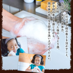 ＜yaetoco 伊予柑しっとり石鹸 1個＞ せっけん 固形 洗顔 ボディソープ 柑橘 みかん いよかん 精油 蒸留水 保湿 うるおい いい香り サステナブル 特産品 無茶々園 愛媛県 西予市 【常温】 AMC0034