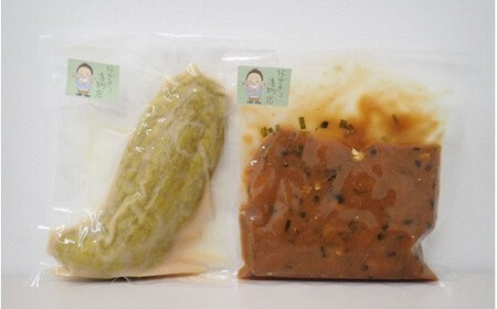 ニンニクみそ&瓜の酒粕漬けセット 漬け物