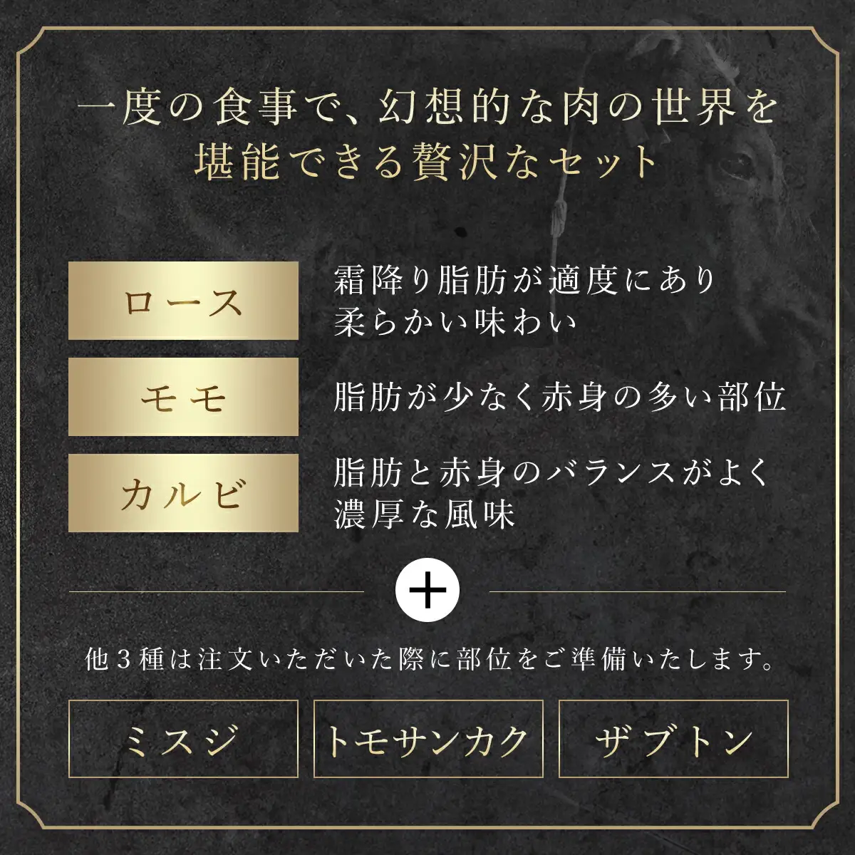 【和牛セレブ】神戸牛６種の希少部位焼肉食べ比べ500g AS33D31
