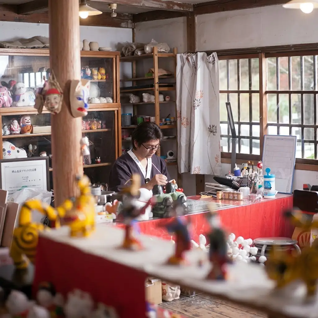 【伝統工芸品】張り子 内裏雛（ひな人形 ひな祭り） 民芸品 伝統技術 キャラクター 干支 