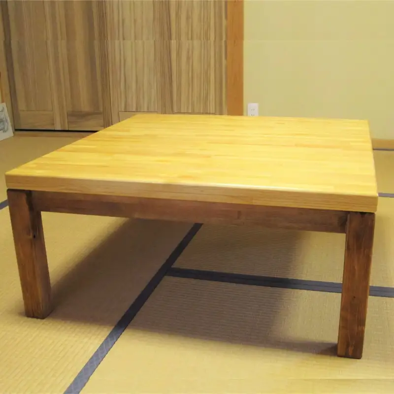 手作り木製 ローテーブル「こたつにも使ってね」