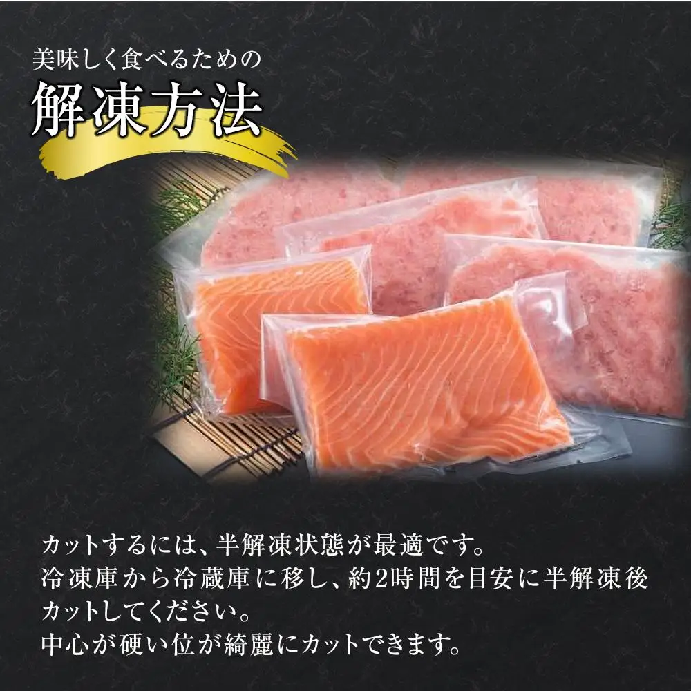 【ネギトロ】 サーモン 400g & 本鮪入ねぎとろ 400gセット 本マグロ まぐろ