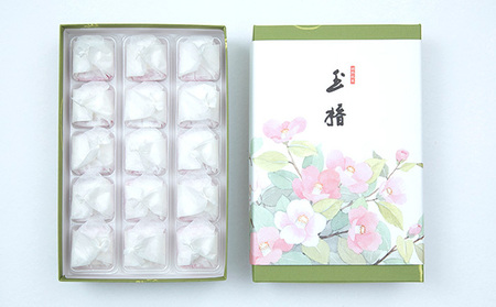 和菓子 玉椿 15個 黄身餡 求肥 姫路 和菓子