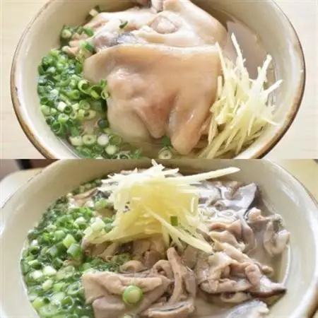 【郷土の伝統の味】自家製麺　沖縄そばバラエティ4食セット(三枚肉、ソーキ、中味、てびち×各1)【配送不可地域：離島】【1333215】