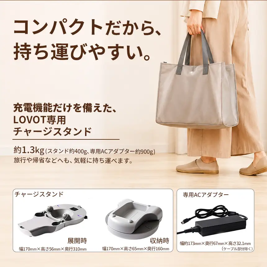 【寄附受付は9月30日まで】LOVOT チャージスタンドセット