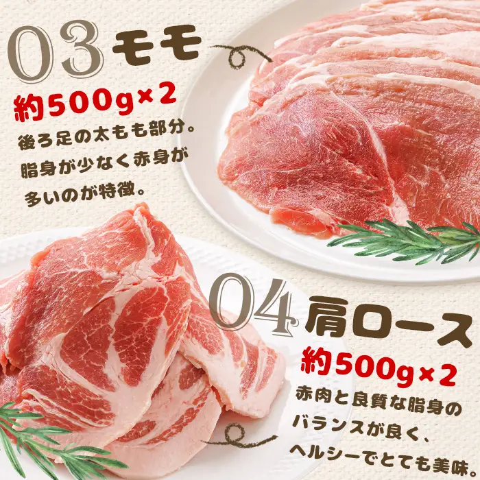 北海道中標津産 ミルキーポークまんぞくセット（計4.2kg）【1500302】