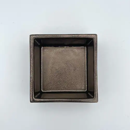 角鉢 磁器製 黒 No.188