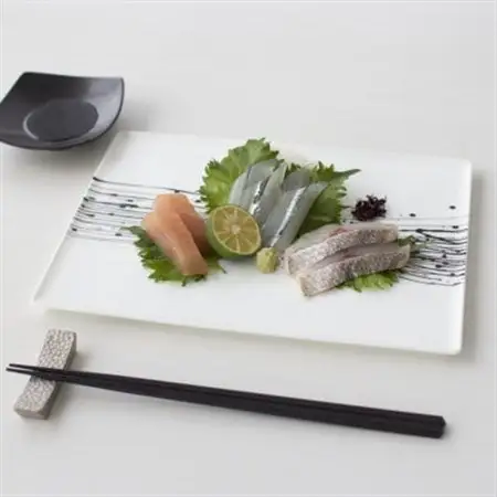 【NIKKO】26.5cm長角皿 「墨の瞬・拍」《ニッコー食器》(11116-G4370)_雑貨・日用品 皿・椀 食器 _【1381158】