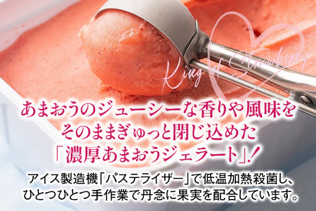 福岡産 濃厚あまおうジェラート 1000ml あまおう イチゴ いちご ジェラート スイーツ 果物 フルーツ アイス 送料無料